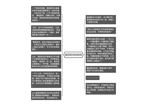 爱因斯坦的悔悟