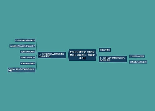 初级会计师考试《经济法基础》辅导资料：税收法律责任