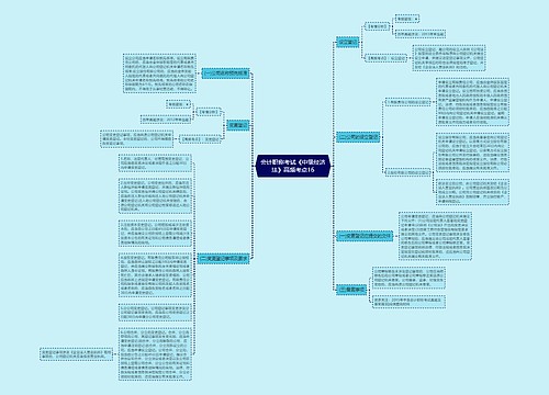 会计职称考试《中级经济法》高频考点16