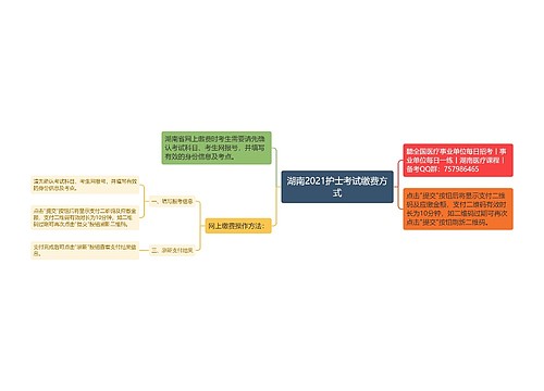 湖南2021护士考试缴费方式