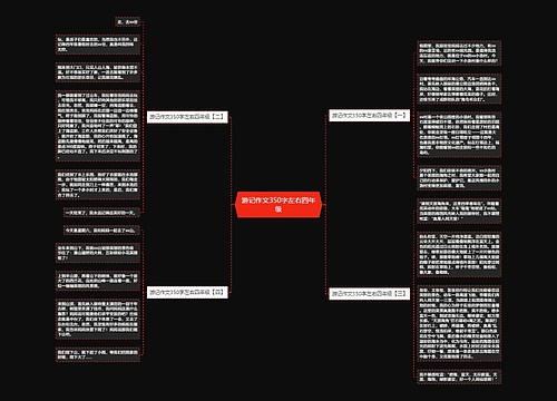 游记作文350字左右四年级