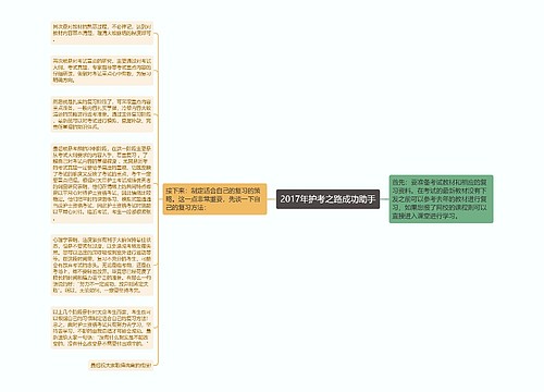 2017年护考之路成功助手