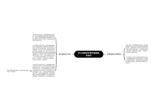 护士资格证护理学基础备考技巧