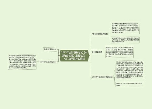 2015年会计职称考试《中级财务管理》重要考点:专门决策预算的编制 2015年会计职称考试《中级财务管理》重要考点:专门决策预算的编制