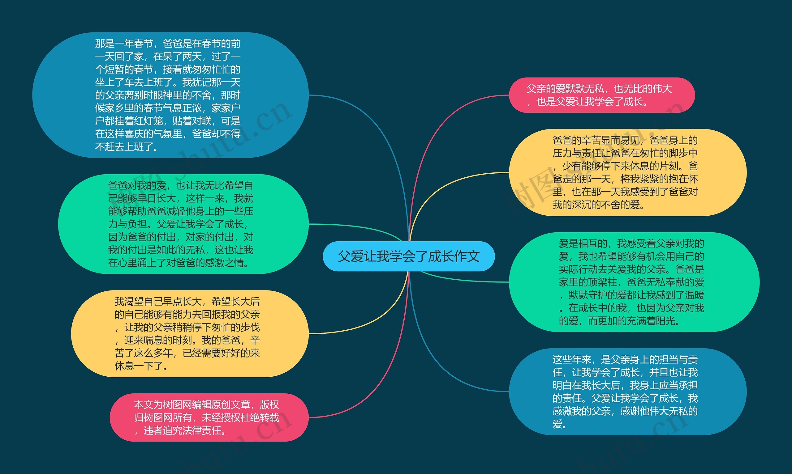 父爱让我学会了成长作文