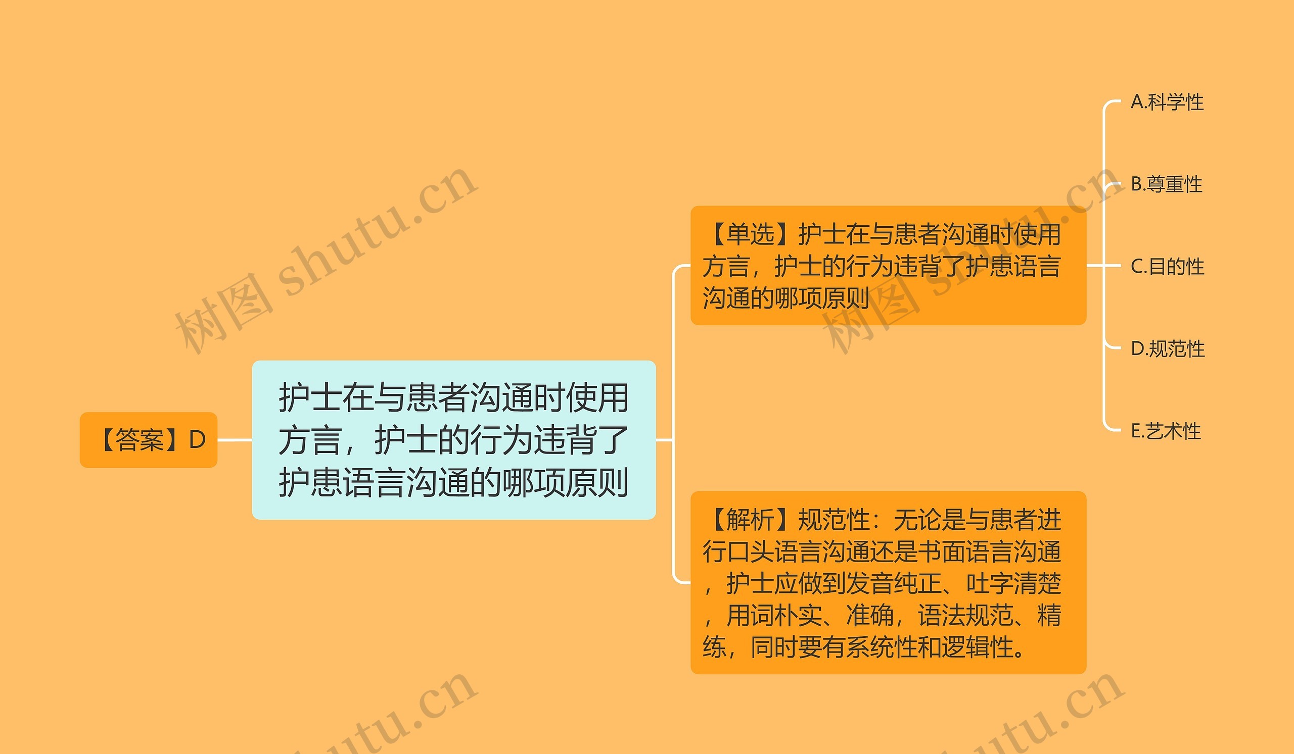 护士在与患者沟通时使用方言，护士的行为违背了护患语言沟通的哪项原则