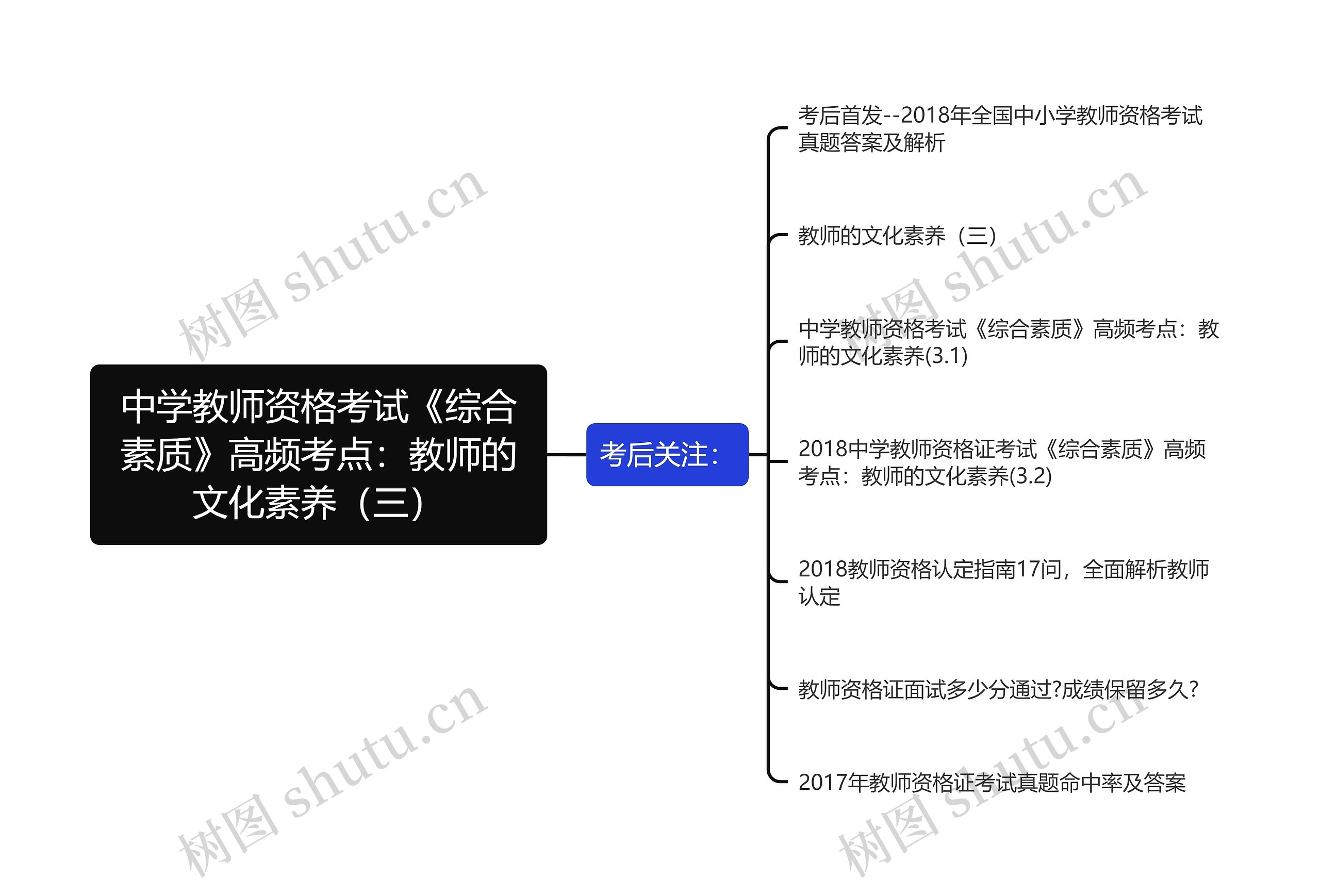 中学教师资格考试《综合素质》高频考点：教师的文化素养（三）