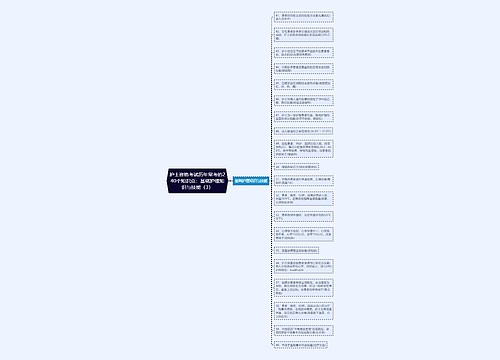 护士资格考试历年常考的240个知识点：基础护理知识与技能（3）