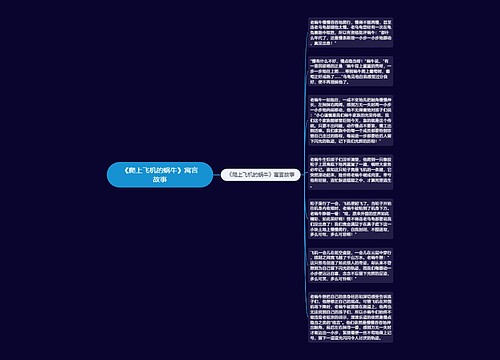 《爬上飞机的蜗牛》寓言故事