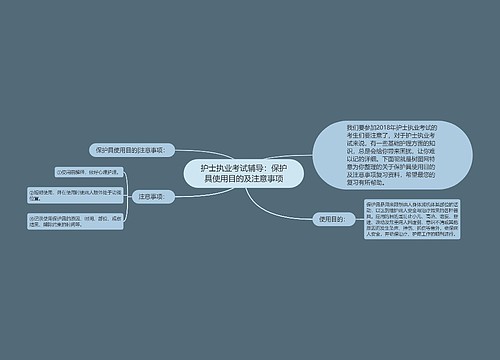 护士执业考试辅导：保护具使用目的及注意事项