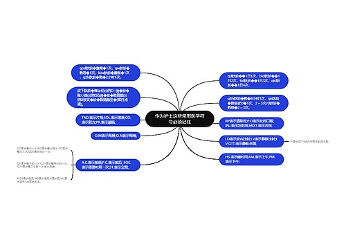 作为护士这些常用医学符号必须记住