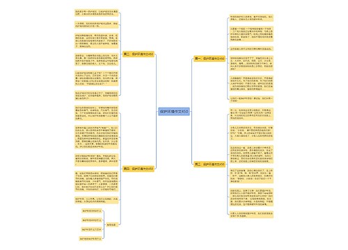 保护环境作文450