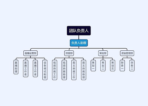 团队负责人组织架构图