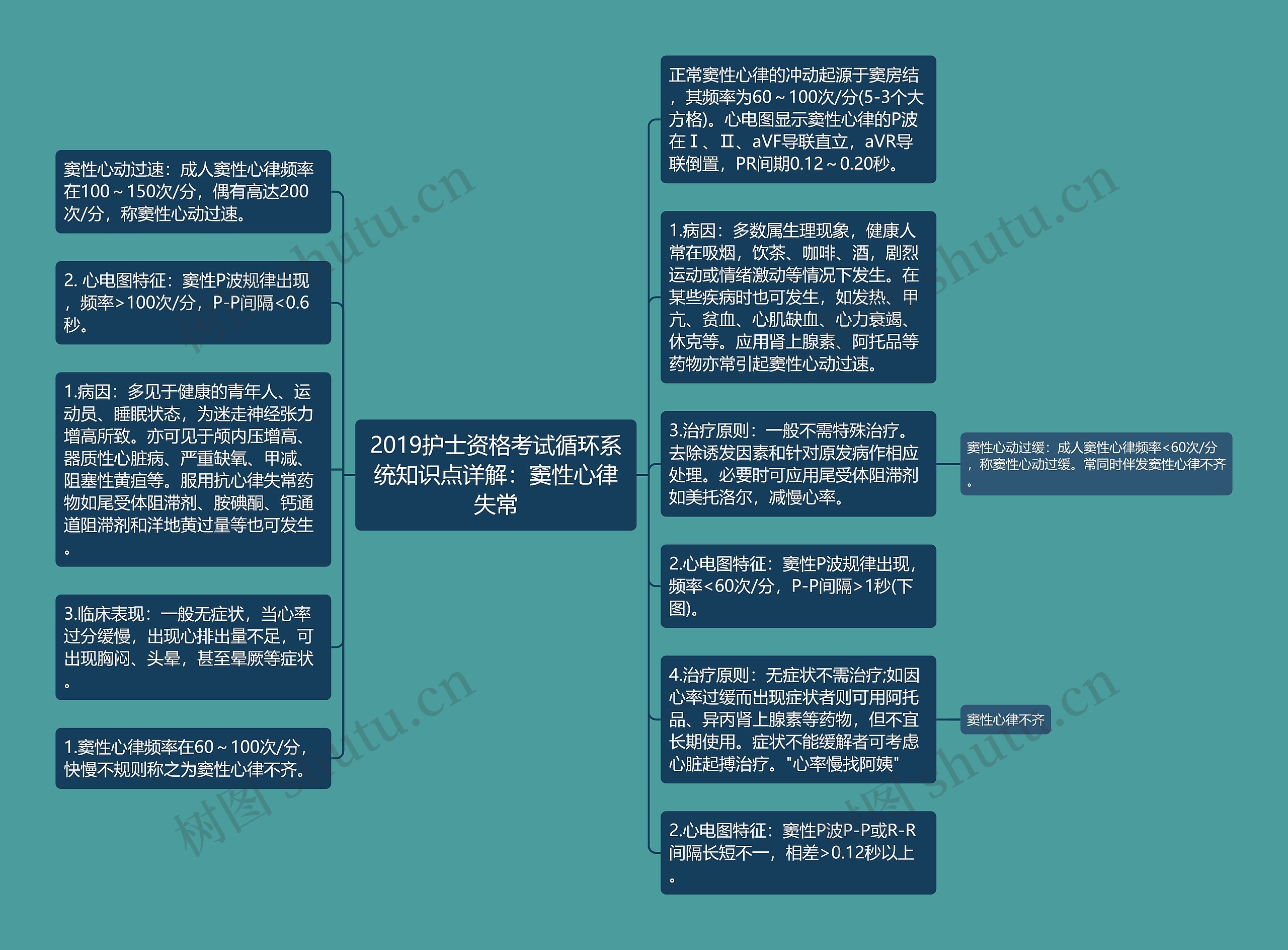 2019护士资格考试循环系统知识点详解：窦性心律失常