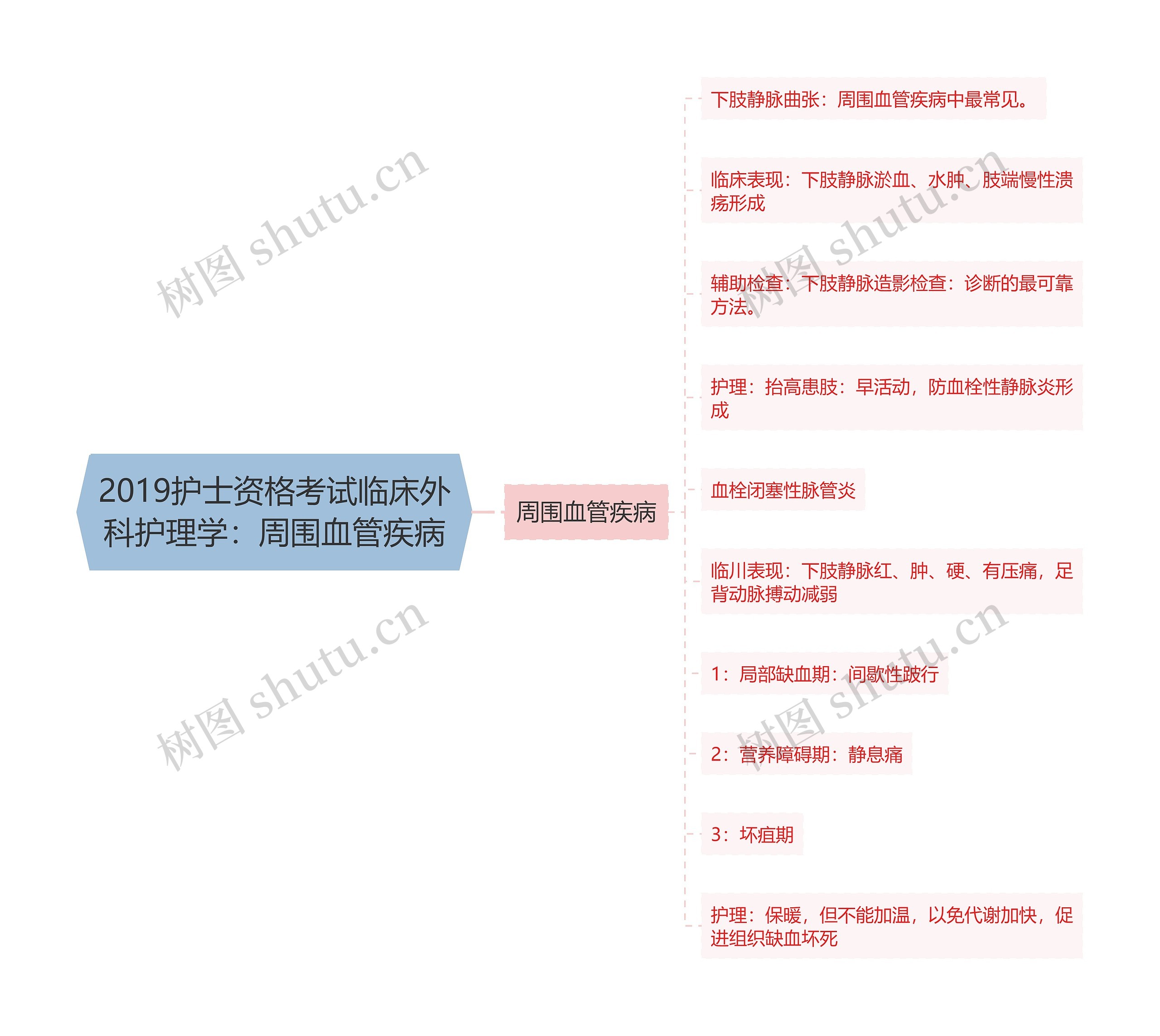 2019护士资格考试临床外科护理学：周围血管疾病