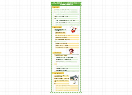 人教版七年级生物上册：生物体的结构层次第二章细胞怎样构成生物体第四节单细胞生物