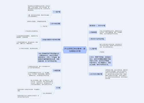 护士资格证考试备考：急性阑尾炎护理