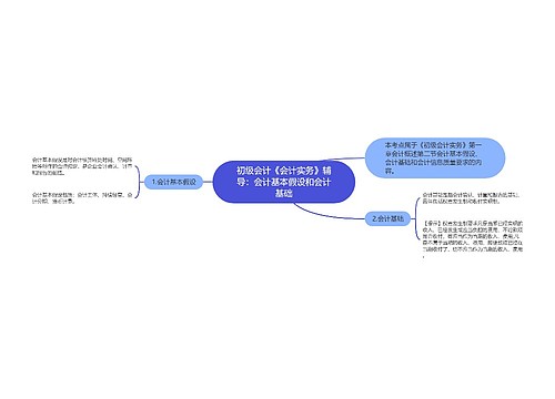 初级会计《会计实务》辅导：会计基本假设和会计基础