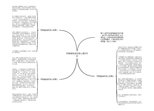 伊索寓言读后感心得600字