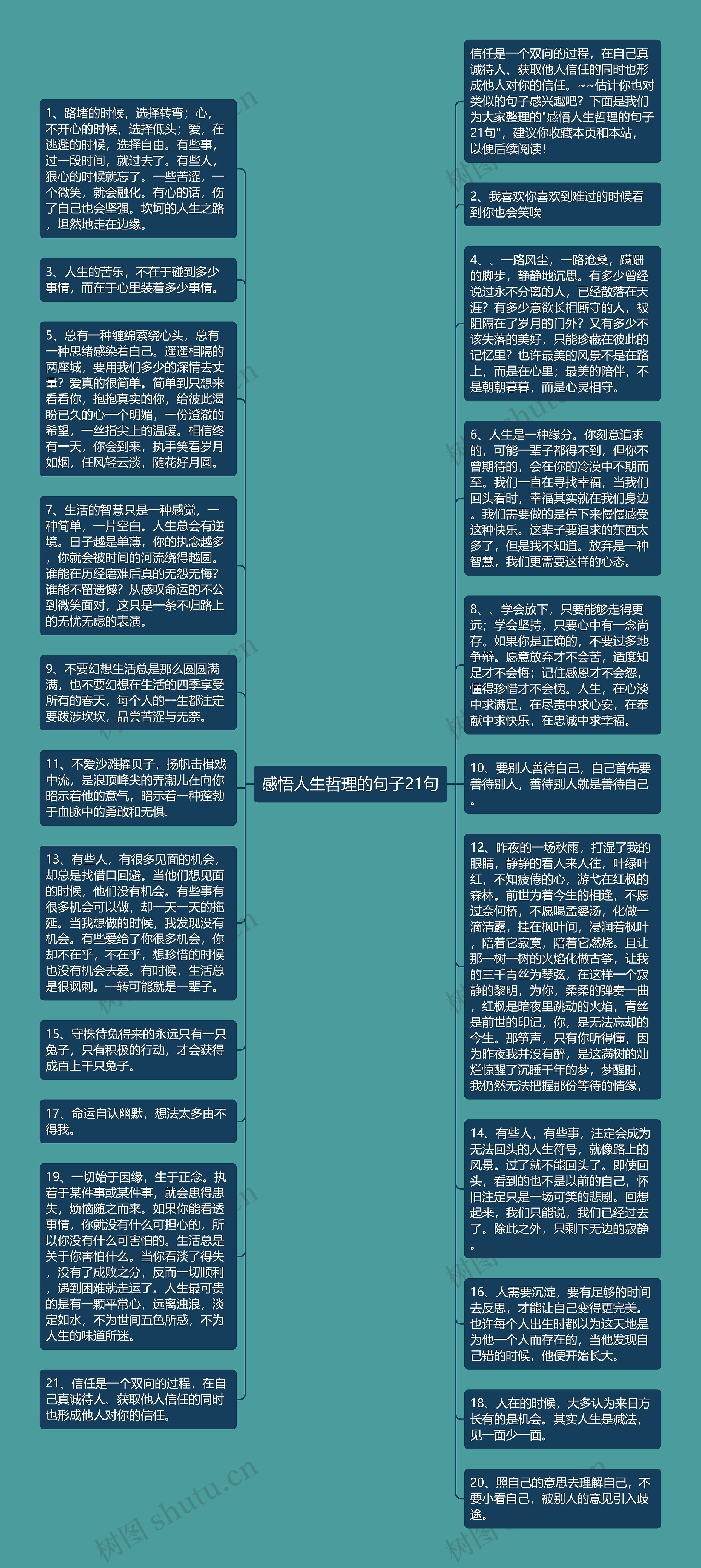 感悟人生哲理的句子21句