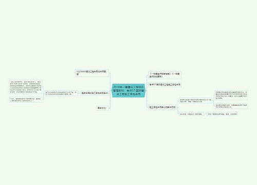 2018年一建建设工程项目管理教材：考点57 国际建设工程施工承包合同