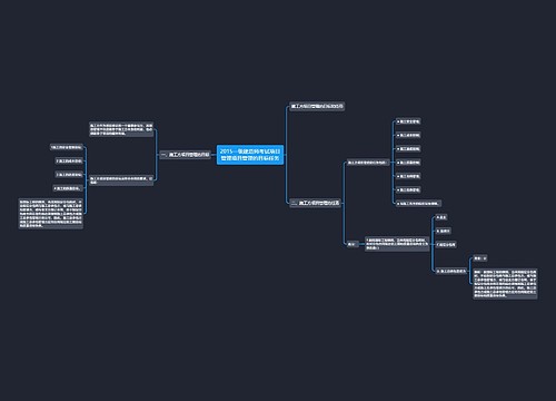 2015一级建造师考试项目管理项目管理的目标任务 2015一级建造师考试项目管理项目管理的目标任务