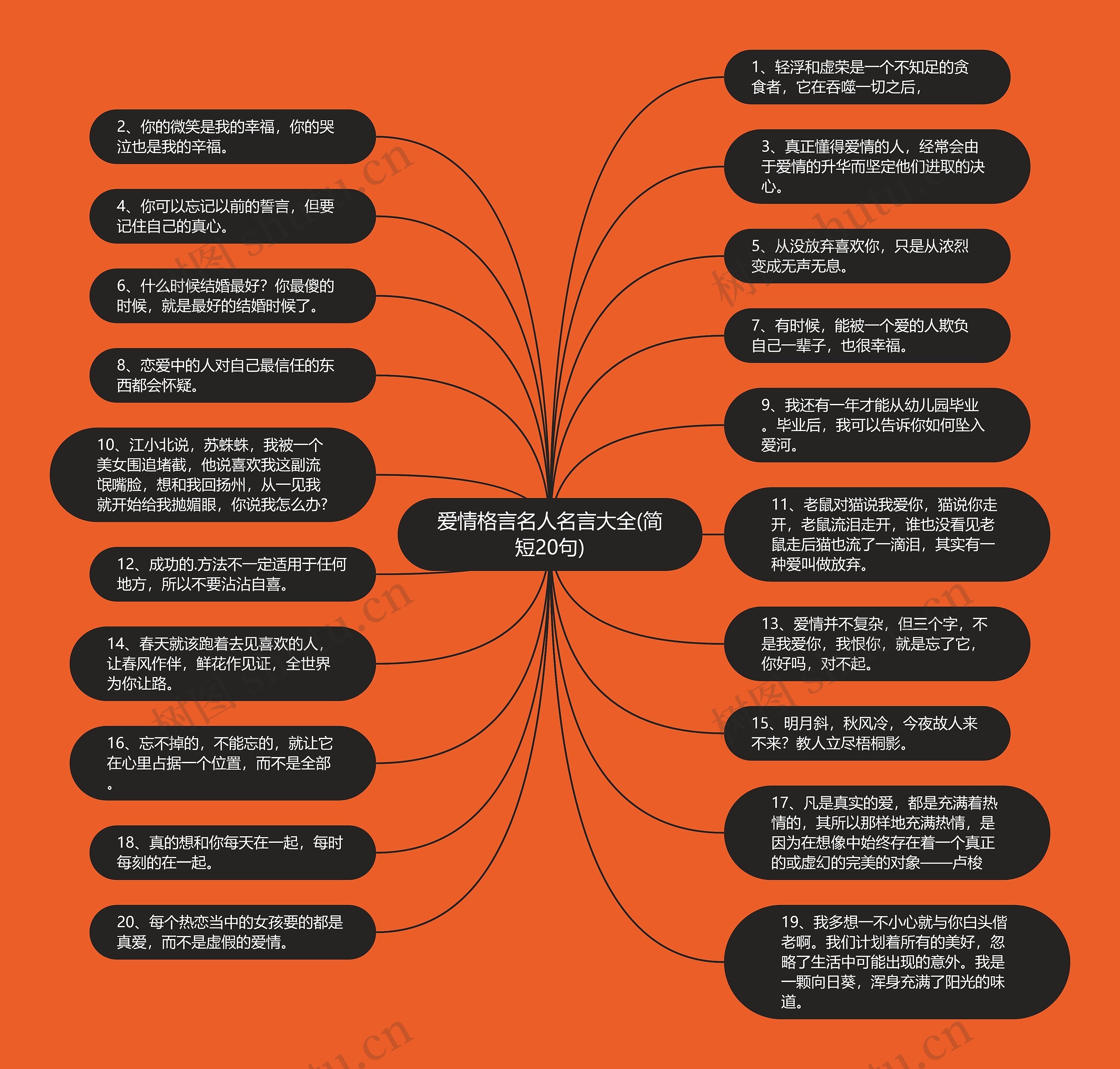 爱情格言名人名言大全(简短20句)