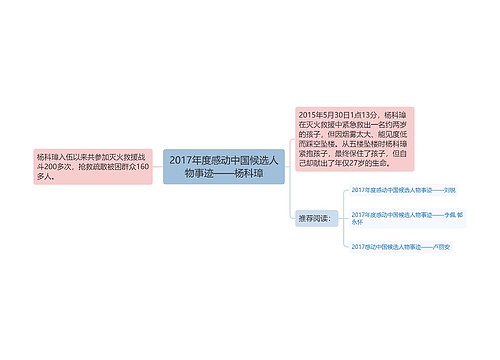 2017年度感动中国候选人物事迹——杨科璋