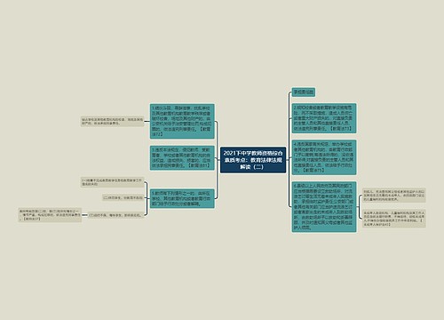2021下中学教师资格综合素质考点:教育法律法规解读(二) 2021下中学教师资格综合素质考点:教育法律法规解读(二)