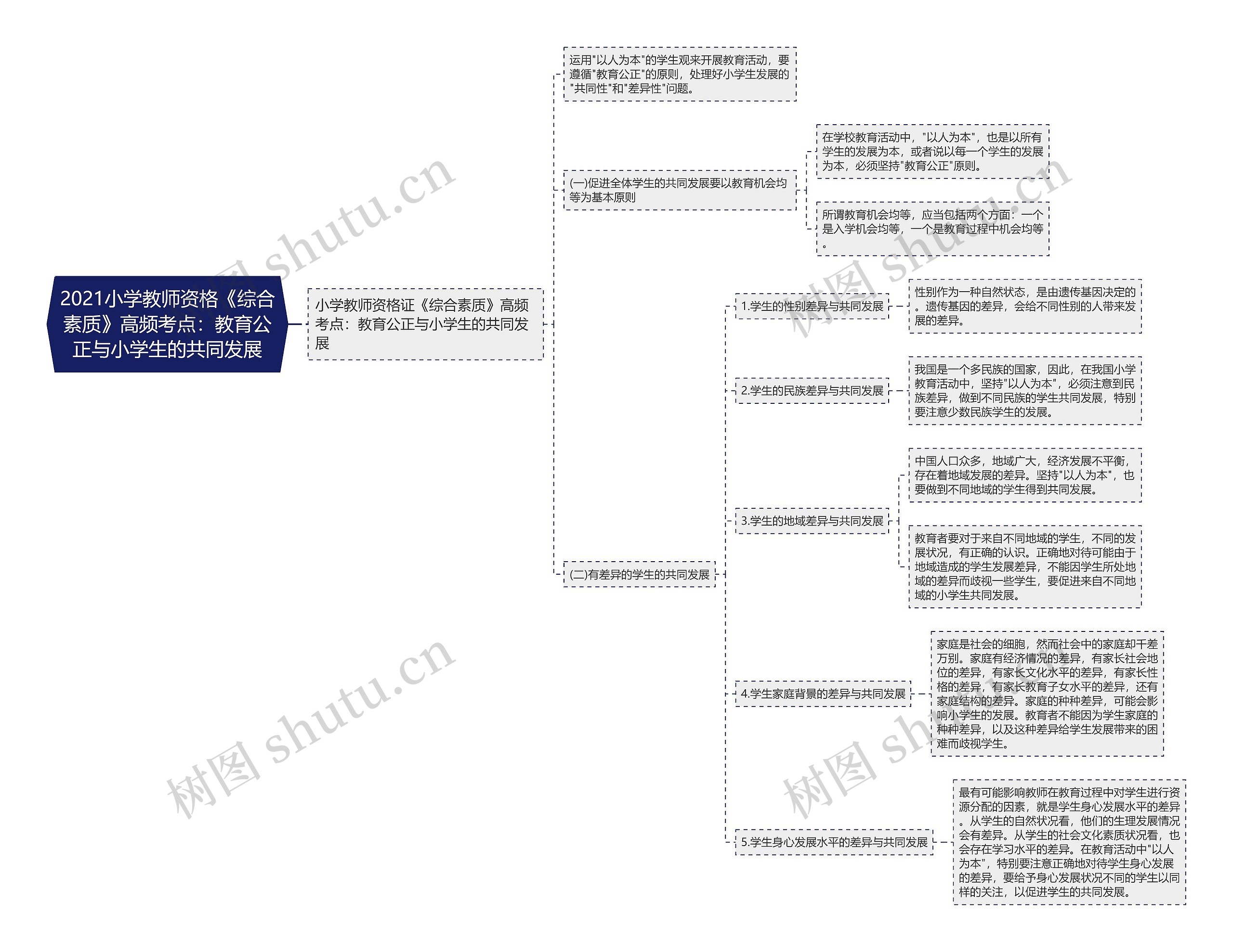 2021小学教师资格《综合素质》高频考点：教育公正与小学生的共同发展