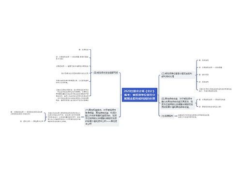 2020注册会计师《会计》备考:被投资单位宣告分配现金股利或利润的处理 2020注册会计师《会计》备考:被投资单位宣告分配现金股利或利润的处理