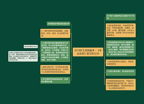 2018护士资格备考：《专业实务》复习讲义34