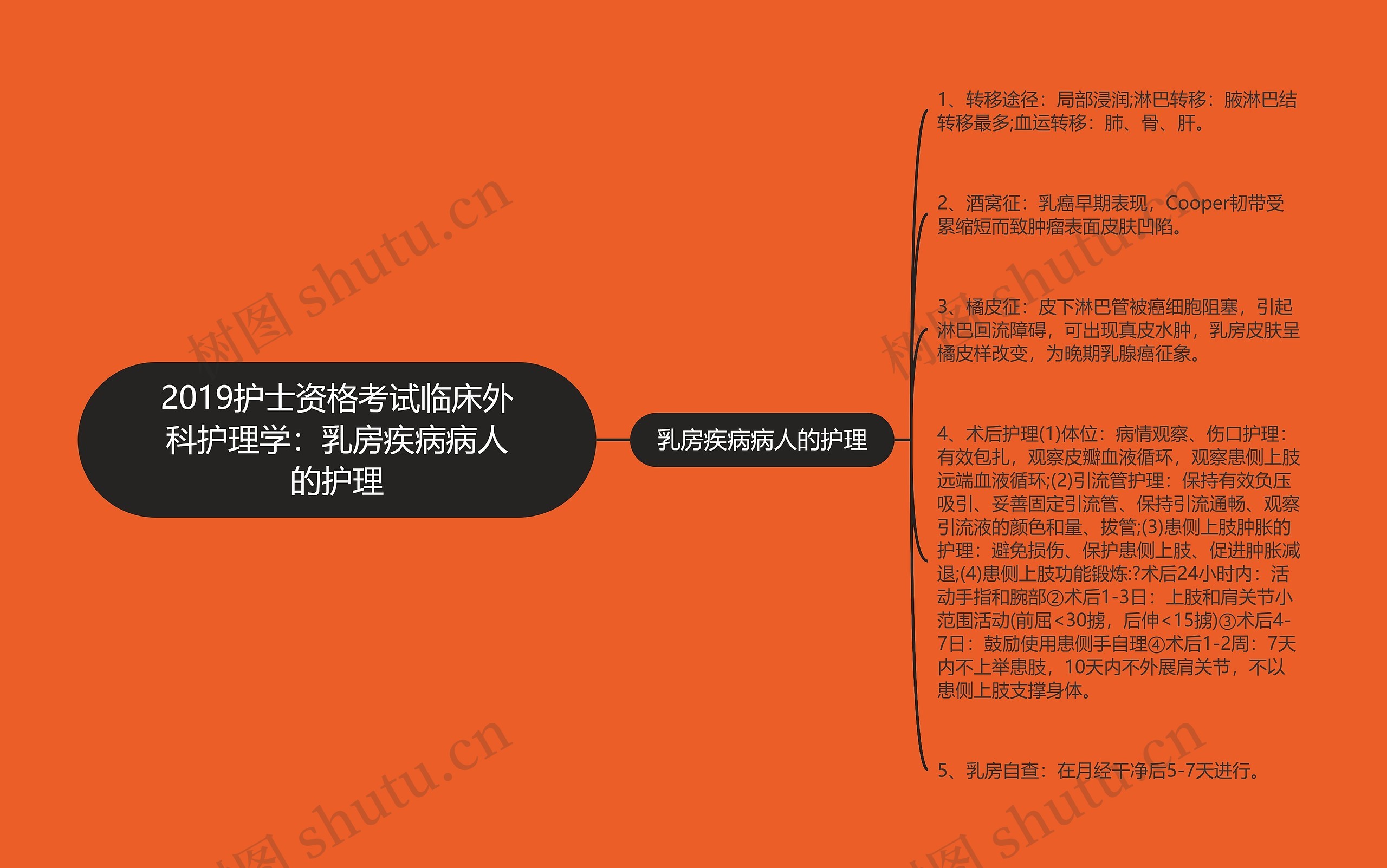 2019护士资格考试临床外科护理学：乳房疾病病人的护理