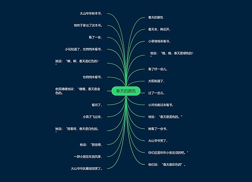 春天的颜色 春天的颜色