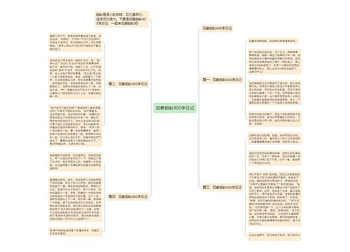 观察蚂蚁400字日记