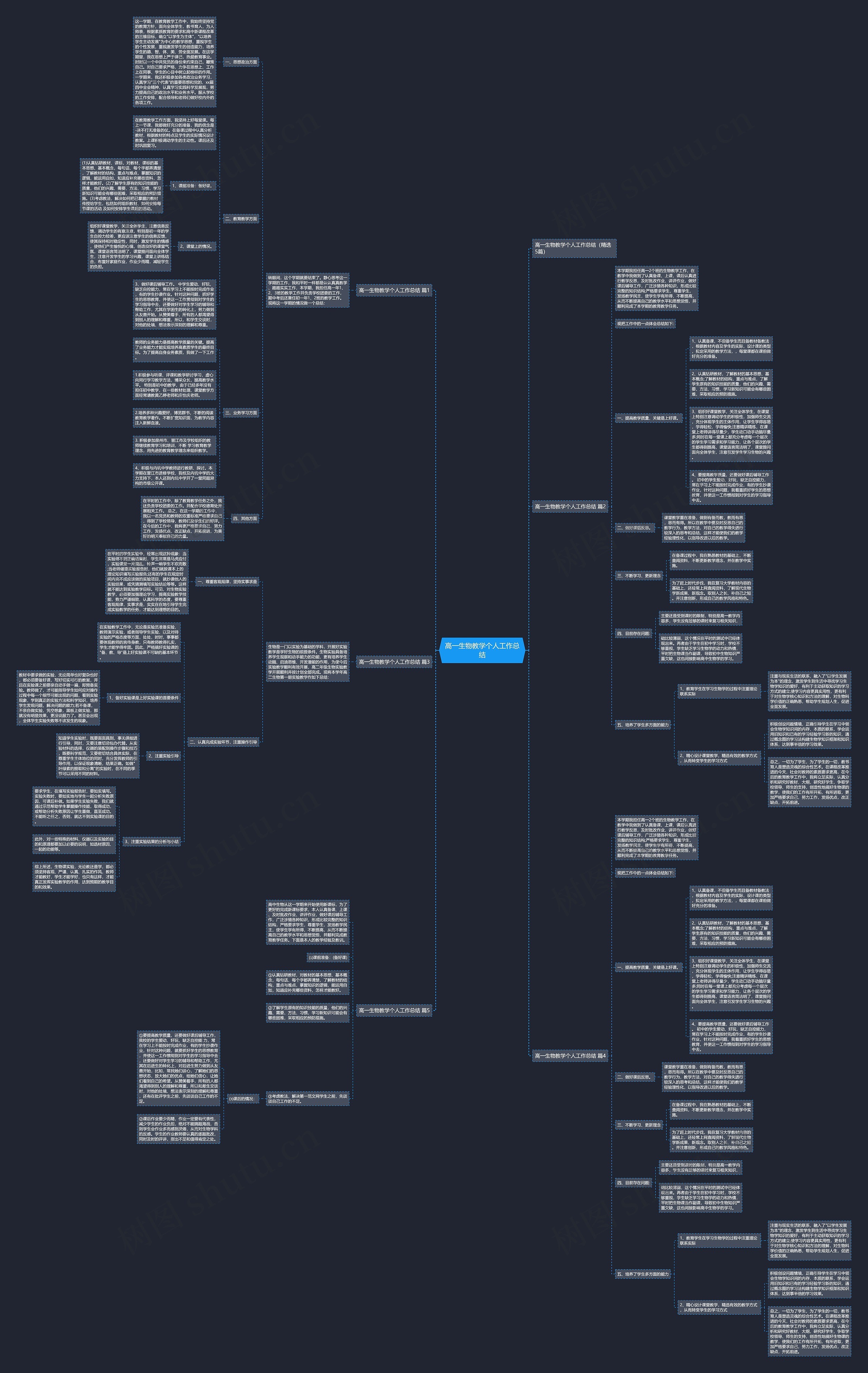高一生物教学个人工作总结 高一生物教学个人工作总结