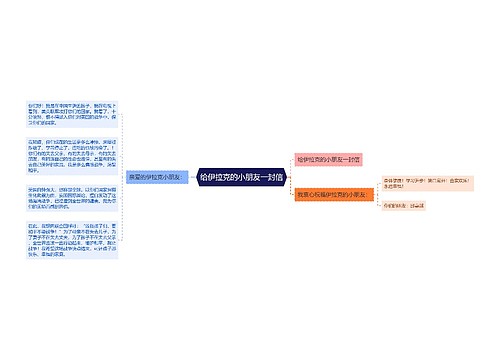 给伊拉克的小朋友一封信