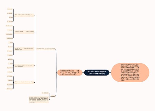 2022年下半年英语四级词汇练习及参考答案(46) 2022年下半年英语四级词汇练习及参考答案(46)