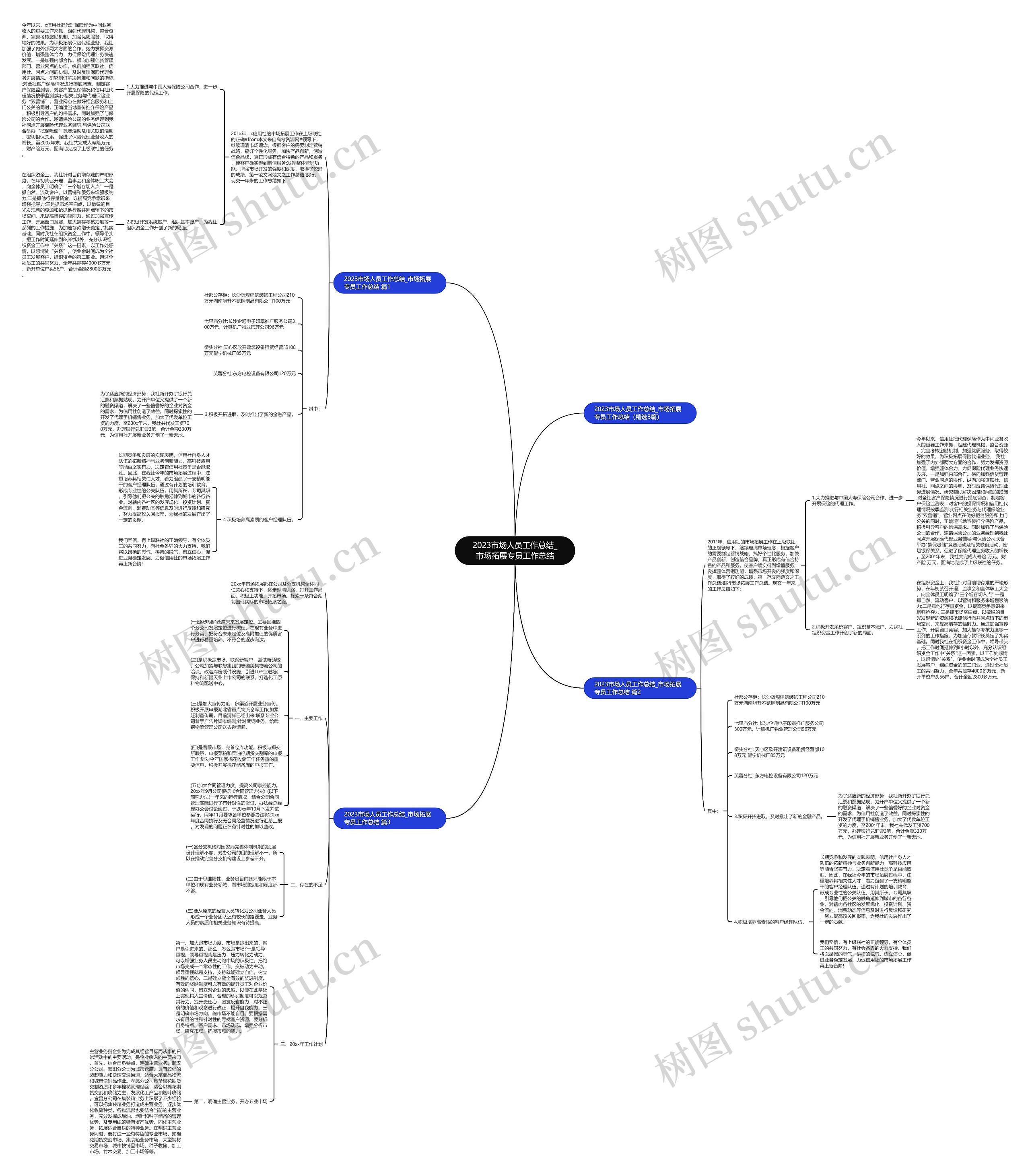 2023市场人员工作总结_市场拓展专员工作总结思维导图