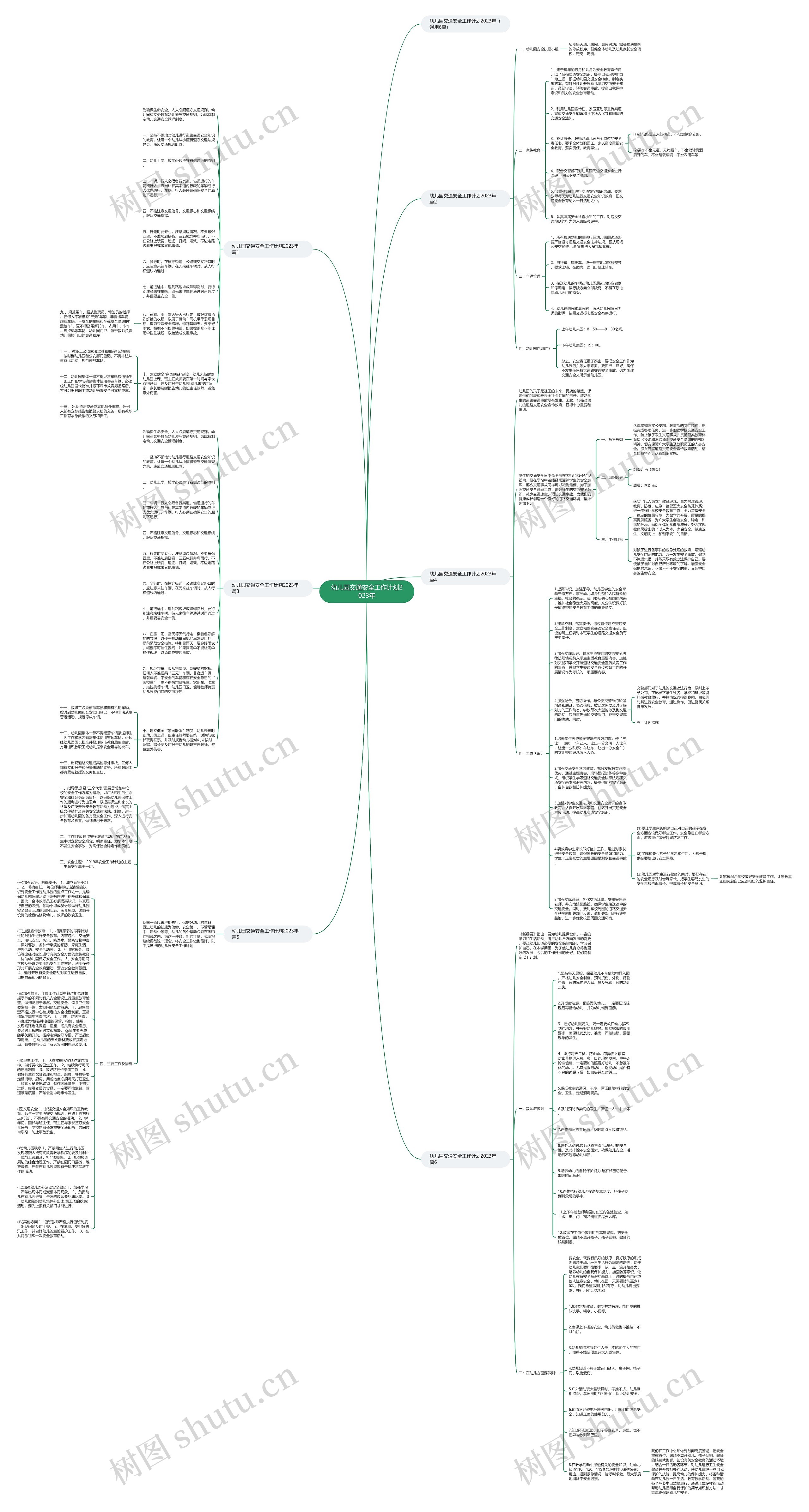 幼儿园交通安全工作计划2023年 幼儿园交通安全工作计划2023年