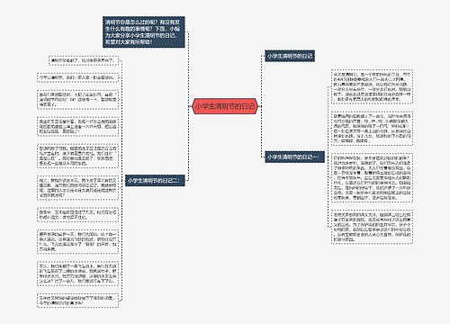 小学生清明节的日记