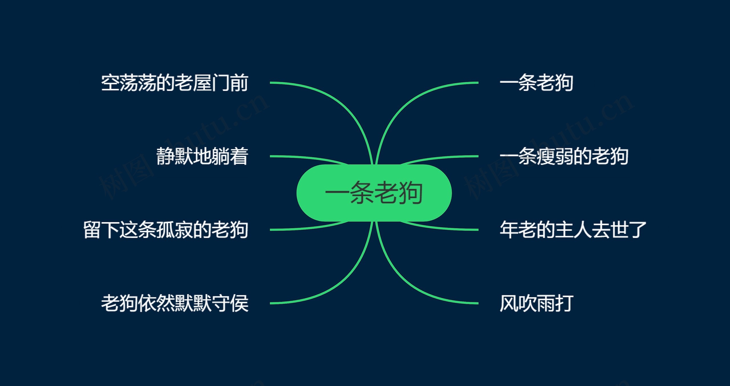 一条老狗思维导图