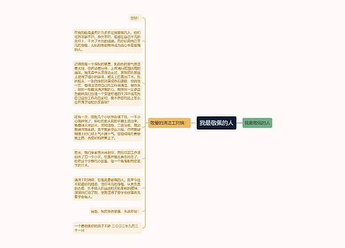 我最敬佩的人 我最敬佩的人