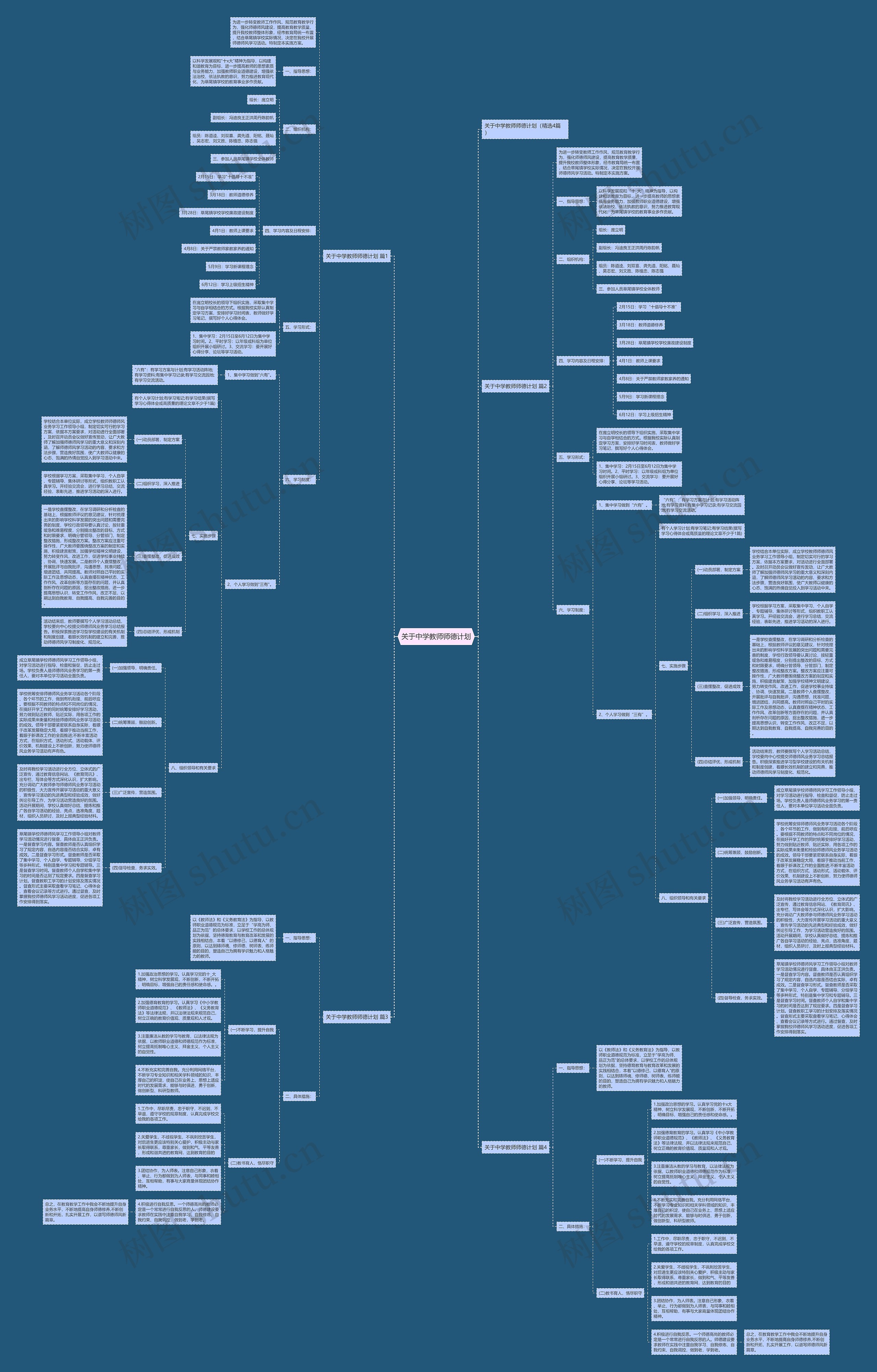 关于中学教师师德计划 关于中学教师师德计划