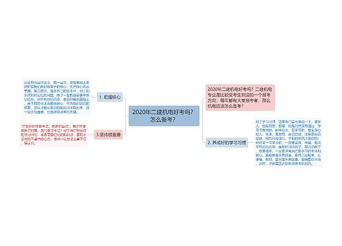 2020年二建机电好考吗？怎么备考？