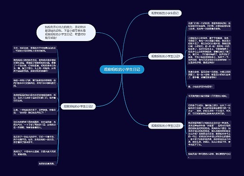 观察蚂蚁的小学生日记