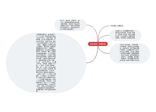 关注生命，珍爱生命