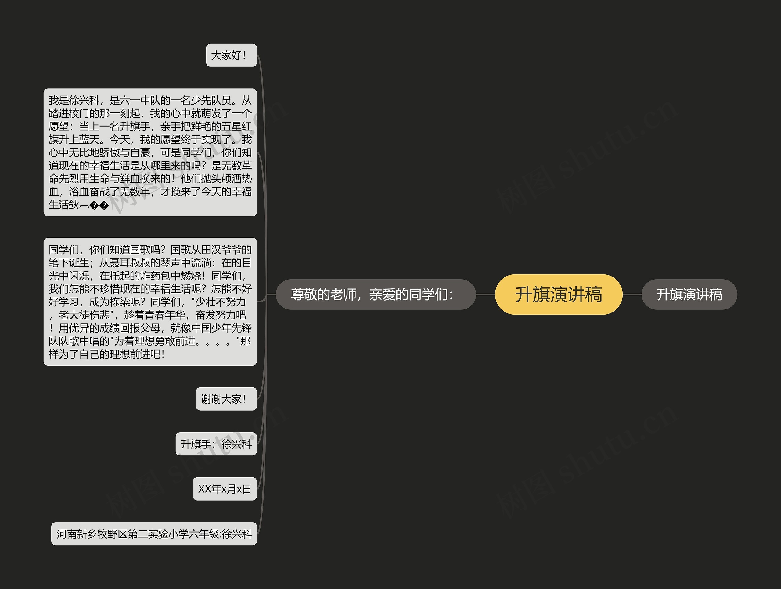 升旗演讲稿