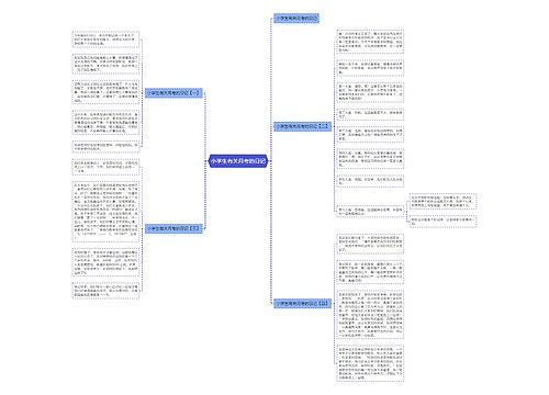 小学生有关月考的日记