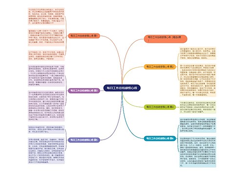 每日工作总结感悟心得